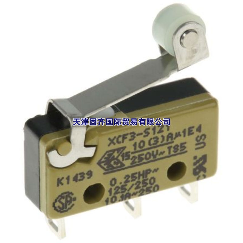 Saia-Burgess 思博 XCF3-S1-Z1 XCF3-S1Z1微动开关,带杠杆带轮, 10A250V交流