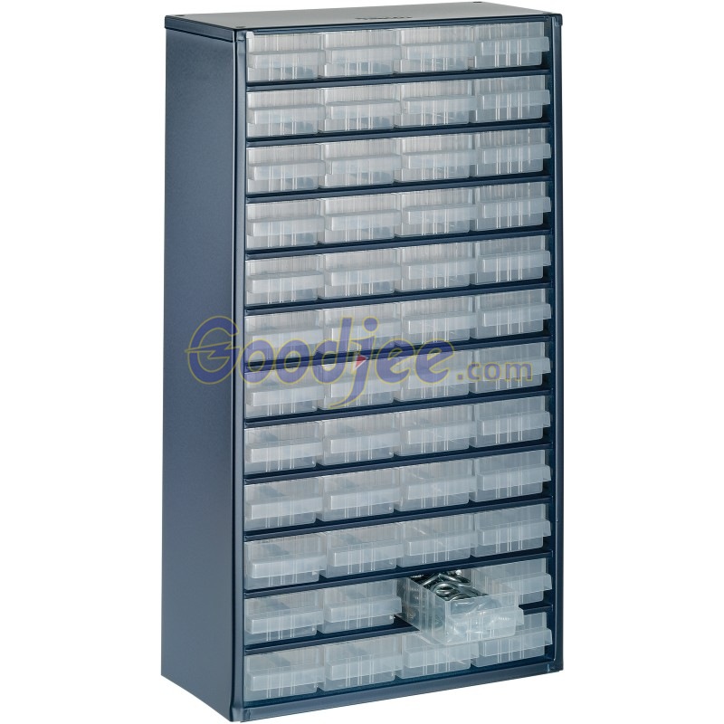 Raaco137393存储机柜48件装钢制552x306x150mm STEEL CABINET 1248-01