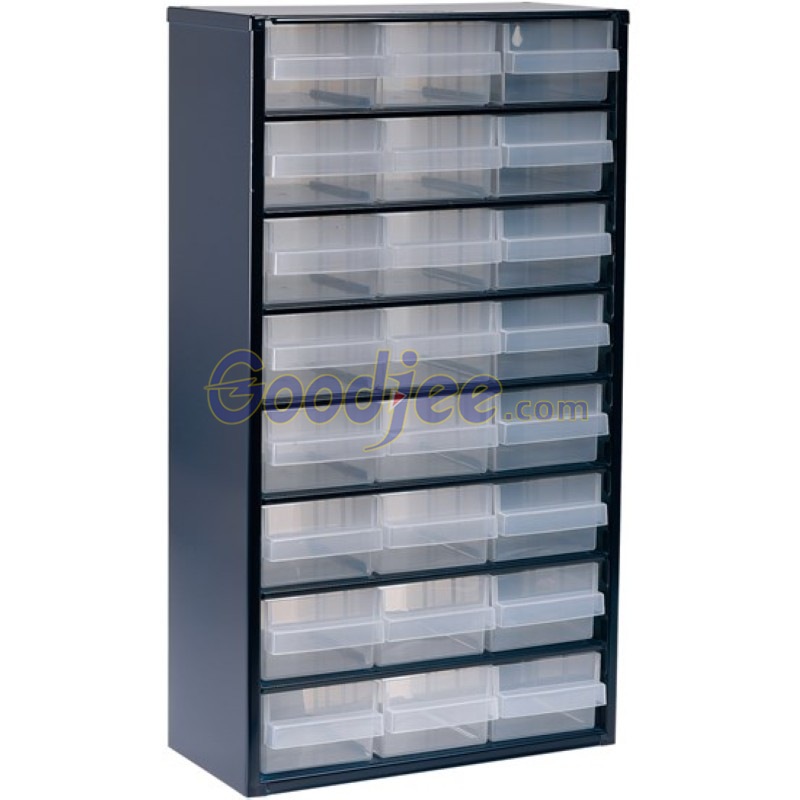 Raaco137409存储机柜24件装钢制552x306x150mm STEEL CABINET 1224-02
