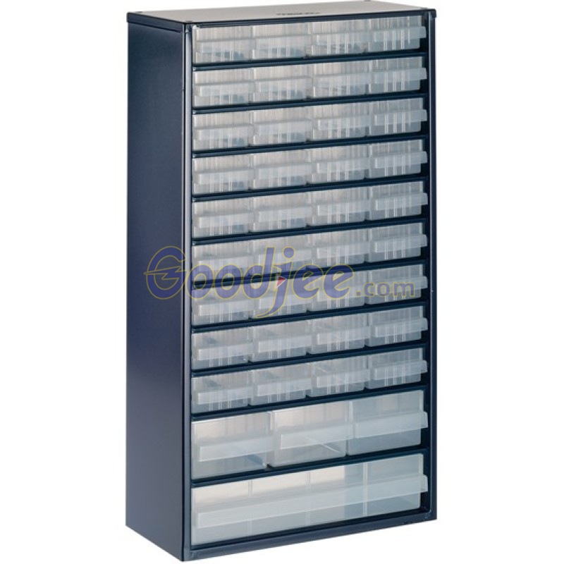 Raaco137430存储机柜40件装钢制552x306x150mm 也称STEEL CABINET 1240-123