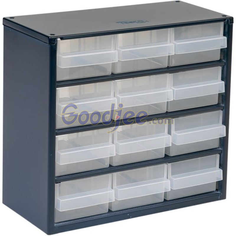 Raaco137553存储机柜12件装钢制283x306x150mm STEEL CABINET 612-02