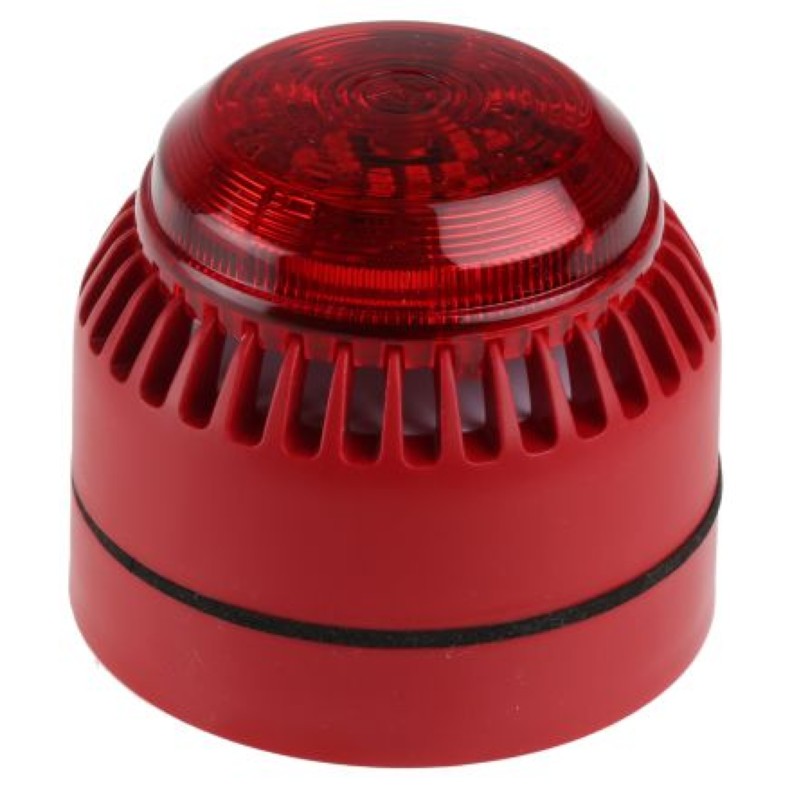 Eaton Sounder-Beacon Combination, Red Lens, 0.3kg Weight - ROLP/RL/R/S