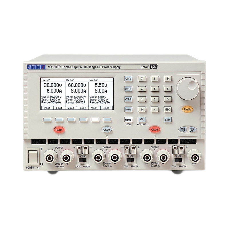 Aim-TTi  MX180TP三相输出可编程直流电源输出0-60V375W3输出110-240V交流
