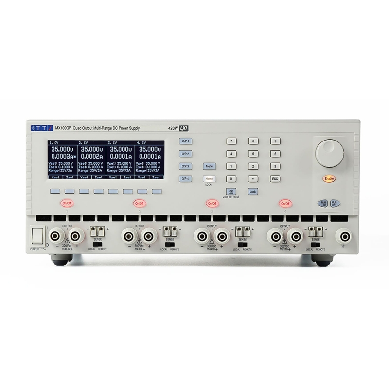 Aim-TTi 实验室四路直流电源MX100QP,输出0-70V420W110-240V交流