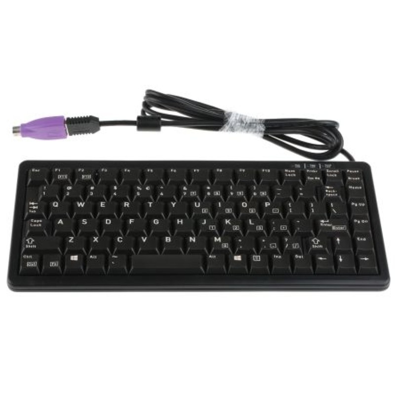 樱桃Cherry G84-4100LCMEU-2 PS2和USB接口键盘白色欧洲布局86键