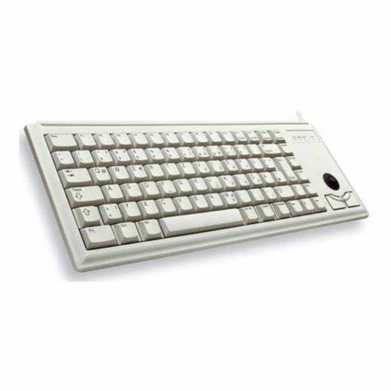 樱桃Cherry G84-4400LPBGB-0 PS2接口触摸板工控键盘白色英文布局84键